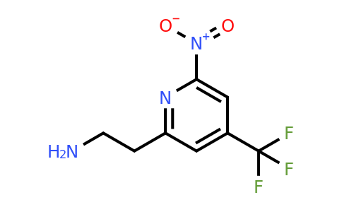 CAS 1393550-45-2 | 2-[6-Nitro-4-(trifluoromethyl)pyridin-2-YL]ethanamine