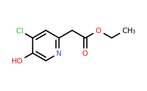 CAS 1393550-46-3 | Ethyl (4-chloro-5-hydroxypyridin-2-YL)acetate