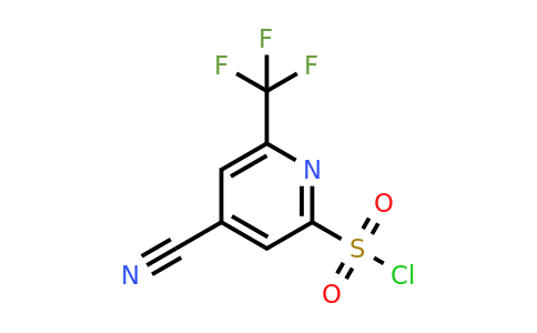 CAS 1393550-51-0 | 4-Cyano-6-(trifluoromethyl)pyridine-2-sulfonyl chloride