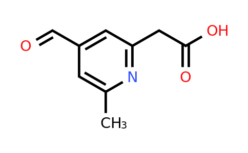 CAS 1393550-53-2 | (4-Formyl-6-methylpyridin-2-YL)acetic acid