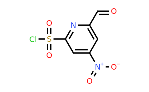 6-Formyl-4-nitropyridine-2-sulfonyl chloride