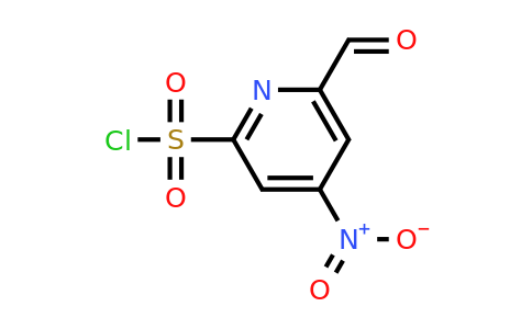 CAS 1393550-56-5 | 6-Formyl-4-nitropyridine-2-sulfonyl chloride