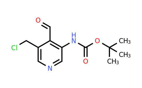 CAS 1393550-57-6 | Tert-butyl 5-(chloromethyl)-4-formylpyridin-3-ylcarbamate