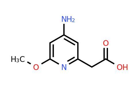 CAS 1393550-58-7 | (4-Amino-6-methoxypyridin-2-YL)acetic acid