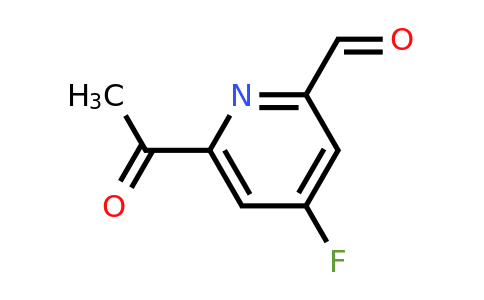 CAS 1393550-59-8 | 6-Acetyl-4-fluoropyridine-2-carbaldehyde