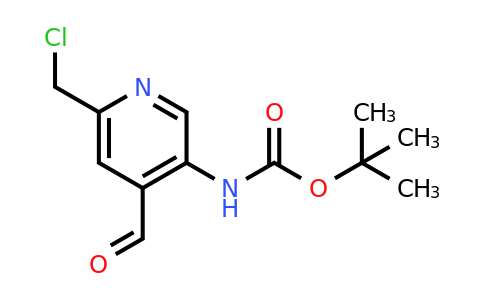 CAS 1393550-65-6 | Tert-butyl 6-(chloromethyl)-4-formylpyridin-3-ylcarbamate