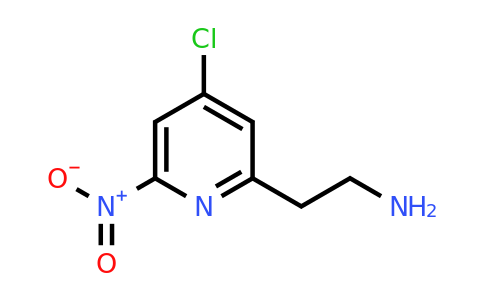 CAS 1393550-68-9 | 2-(4-Chloro-6-nitropyridin-2-YL)ethanamine