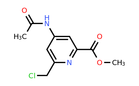 CAS 1393550-69-0 | Methyl 4-(acetylamino)-6-(chloromethyl)pyridine-2-carboxylate
