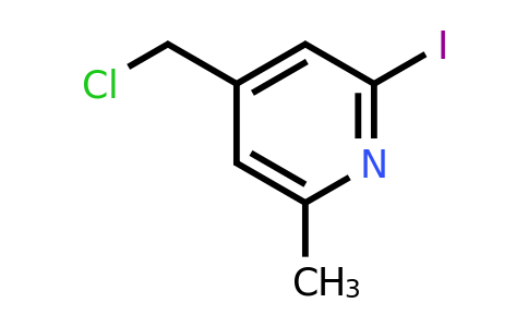 CAS 1393550-75-8 | 4-(Chloromethyl)-2-iodo-6-methylpyridine