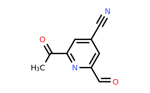 CAS 1393550-83-8 | 2-Acetyl-6-formylisonicotinonitrile