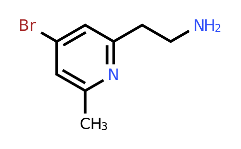 CAS 1393550-84-9 | 2-(4-Bromo-6-methylpyridin-2-YL)ethanamine