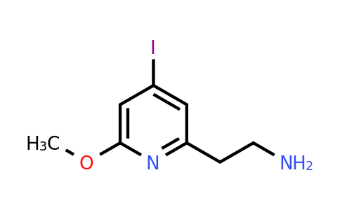 CAS 1393550-98-5 | 2-(4-Iodo-6-methoxypyridin-2-YL)ethanamine