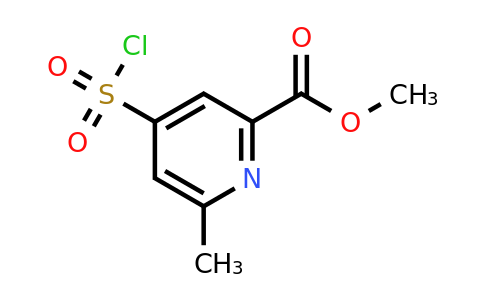 CAS 1393551-01-3 | Methyl 4-(chlorosulfonyl)-6-methylpyridine-2-carboxylate