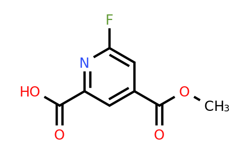 CAS 1393551-06-8 | 6-Fluoro-4-(methoxycarbonyl)pyridine-2-carboxylic acid