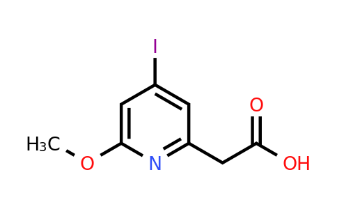 CAS 1393551-15-9 | (4-Iodo-6-methoxypyridin-2-YL)acetic acid
