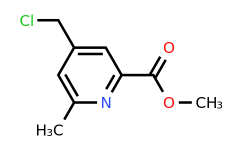 CAS 1393551-16-0 | Methyl 4-(chloromethyl)-6-methylpyridine-2-carboxylate