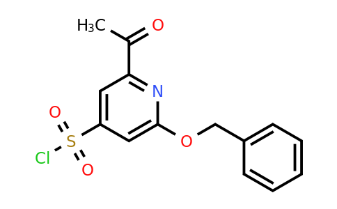 CAS 1393551-20-6 | 2-Acetyl-6-(benzyloxy)pyridine-4-sulfonyl chloride