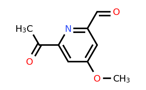 CAS 1393551-23-9 | 6-Acetyl-4-methoxypyridine-2-carbaldehyde
