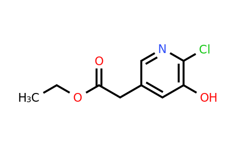 CAS 1393551-24-0 | Ethyl (6-chloro-5-hydroxypyridin-3-YL)acetate