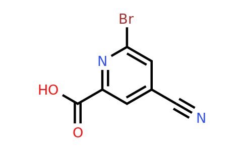 CAS 1393551-30-8 | 6-Bromo-4-cyanopyridine-2-carboxylic acid