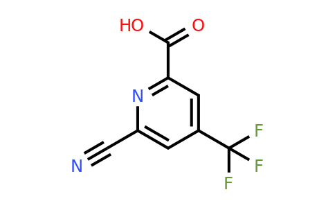CAS 1393551-47-7 | 6-Cyano-4-(trifluoromethyl)pyridine-2-carboxylic acid