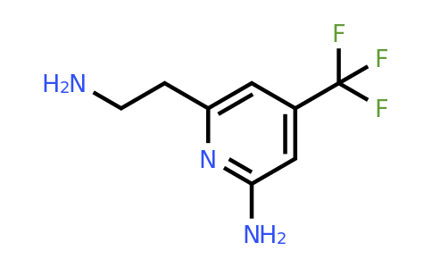 CAS 1393551-50-2 | 6-(2-Aminoethyl)-4-(trifluoromethyl)pyridin-2-amine