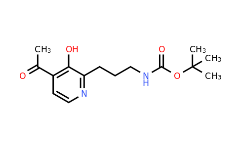 CAS 1393551-51-3 | Tert-butyl 3-(4-acetyl-3-hydroxypyridin-2-YL)propylcarbamate