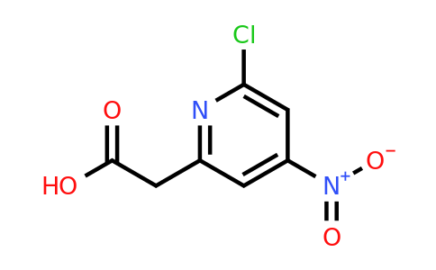 CAS 1393551-55-7 | (6-Chloro-4-nitropyridin-2-YL)acetic acid