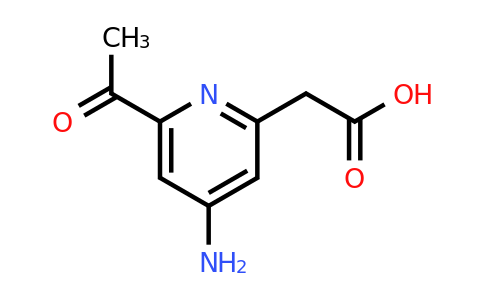 CAS 1393551-59-1 | (6-Acetyl-4-aminopyridin-2-YL)acetic acid