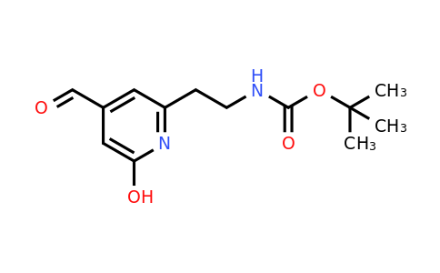 CAS 1393551-60-4 | Tert-butyl 2-(4-formyl-6-hydroxypyridin-2-YL)ethylcarbamate