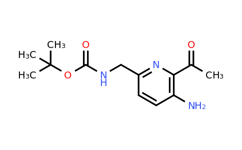 CAS 1393551-62-6 | Tert-butyl (6-acetyl-5-aminopyridin-2-YL)methylcarbamate