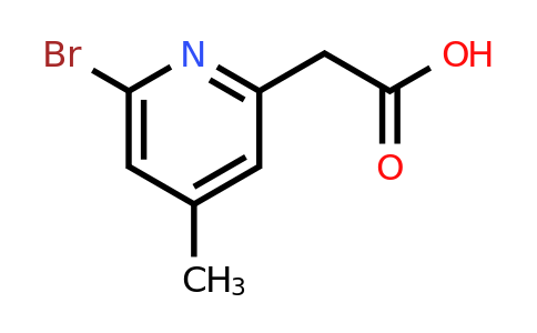 CAS 1393551-63-7 | (6-Bromo-4-methylpyridin-2-YL)acetic acid