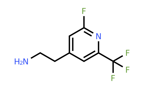 2-[2-Fluoro-6-(trifluoromethyl)pyridin-4-YL]ethanamine