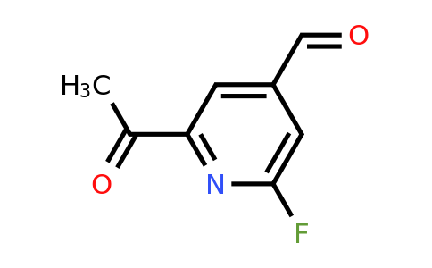 CAS 1393551-72-8 | 2-Acetyl-6-fluoroisonicotinaldehyde