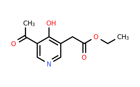 CAS 1393551-74-0 | Ethyl (5-acetyl-4-hydroxypyridin-3-YL)acetate