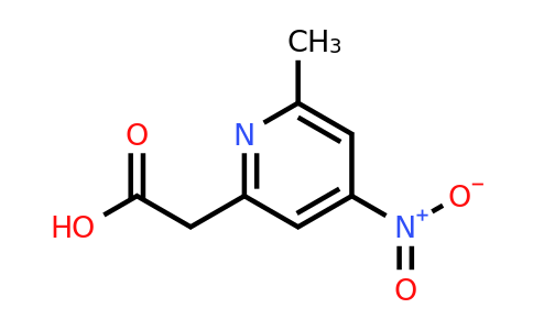 CAS 1393551-75-1 | (6-Methyl-4-nitropyridin-2-YL)acetic acid