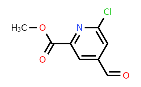 CAS 1393551-80-8 | Methyl 6-chloro-4-formylpyridine-2-carboxylate