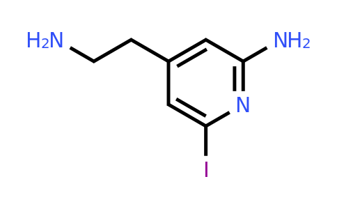 CAS 1393551-83-1 | 4-(2-Aminoethyl)-6-iodopyridin-2-amine