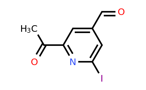 CAS 1393551-86-4 | 2-Acetyl-6-iodoisonicotinaldehyde