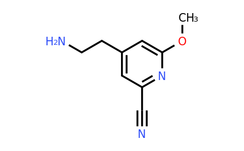 CAS 1393551-88-6 | 4-(2-Aminoethyl)-6-methoxypyridine-2-carbonitrile