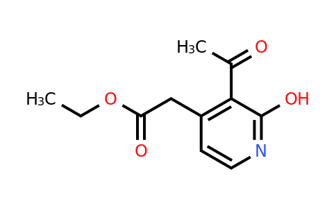 CAS 1393551-91-1 | Ethyl (3-acetyl-2-hydroxypyridin-4-YL)acetate