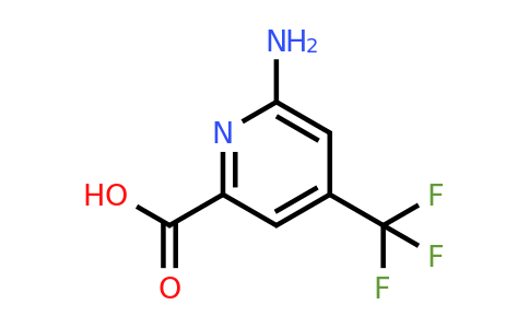 CAS 1393551-94-4 | 6-Amino-4-(trifluoromethyl)pyridine-2-carboxylic acid