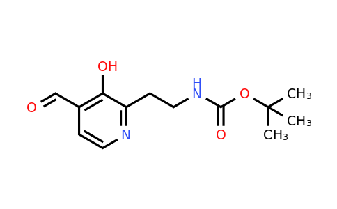 CAS 1393552-01-6 | Tert-butyl 2-(4-formyl-3-hydroxypyridin-2-YL)ethylcarbamate