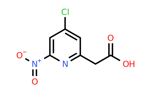 CAS 1393552-02-7 | (4-Chloro-6-nitropyridin-2-YL)acetic acid