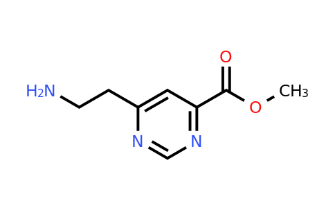 CAS 1393552-04-9 | Methyl 6-(2-aminoethyl)pyrimidine-4-carboxylate