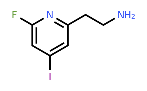 CAS 1393552-07-2 | 2-(6-Fluoro-4-iodopyridin-2-YL)ethanamine