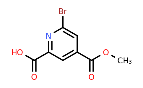 CAS 1393552-12-9 | 6-Bromo-4-(methoxycarbonyl)pyridine-2-carboxylic acid
