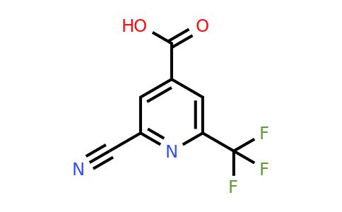 CAS 1393552-13-0 | 2-Cyano-6-(trifluoromethyl)isonicotinic acid