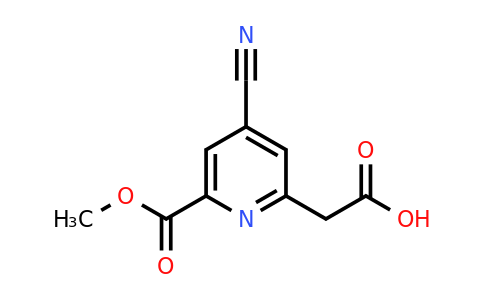 CAS 1393552-23-2 | [4-Cyano-6-(methoxycarbonyl)pyridin-2-YL]acetic acid