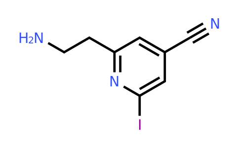 CAS 1393552-26-5 | 2-(2-Aminoethyl)-6-iodoisonicotinonitrile